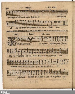 XXIII. Friede sey mit euch