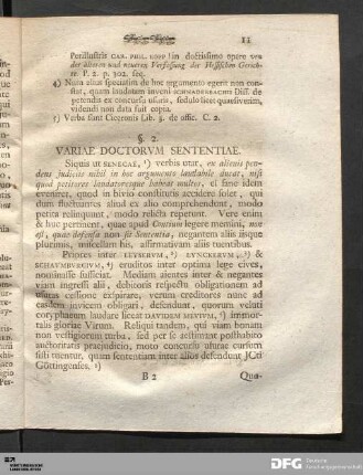 §. 2. Variae Doctorvm Sententiae.