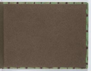 Hinterdeckel. Anpappblatt : Reisealbum Nordböhmen. Textileinband mit Kordelbindung; 20,7 x 28,3 x 1,8 cm (um 1925/1930). Dresden: SLUB/DF 2017.C.75