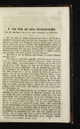 ¬Ein¬ Blick auf unsere Elementarklassen