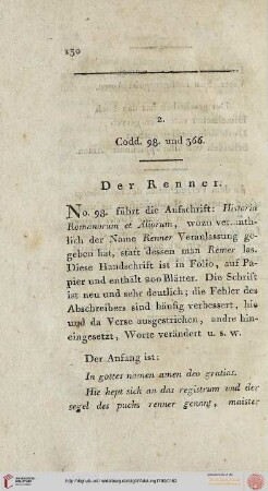 II.2 Cpg 98 und Cpg 366