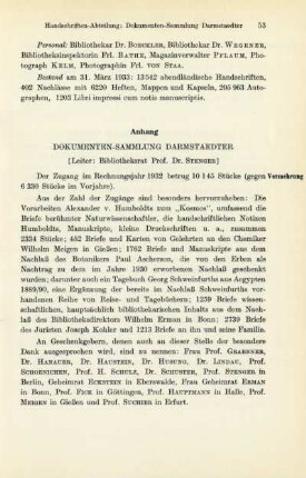 Anhang Dokumenten-Sammlung Darmstaedter
