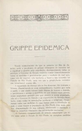 Grippe epidêmica