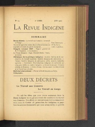 2e Année. Nr. 14, Juin 1907.