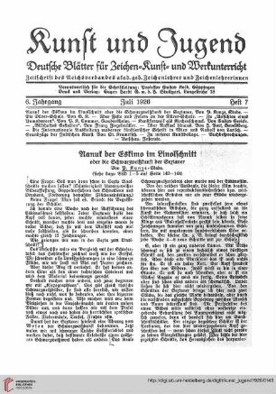 Heft 7 (Juli 1926)