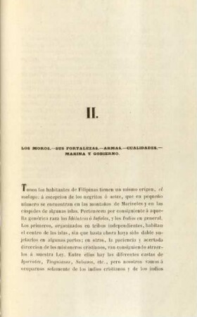 II. Los moros. - Sus fortalezas...