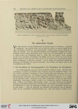 III. Die altchristliche Plastik