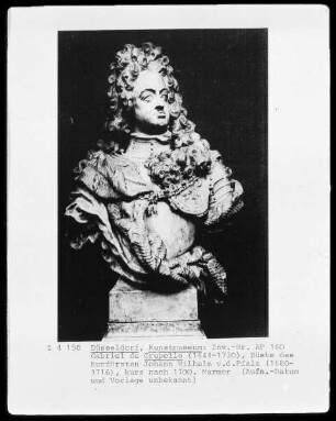 Büste des Kurfürsten Johann Wilhelm von der Pfalz (1680-1716)