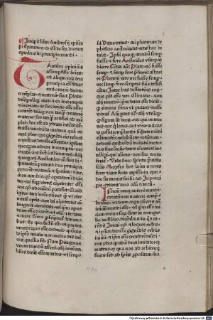 Incipit liber Ambrosij episcopi Exameron id est de sex dierum peribus in principio mundi