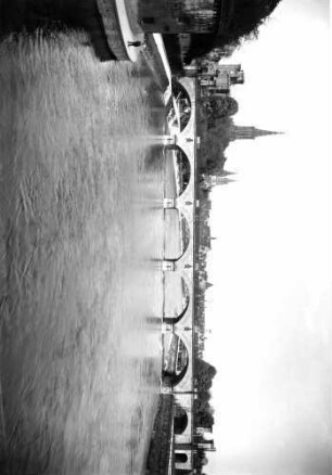 Ulm Donaubrücke Behelfsbrücke Münster