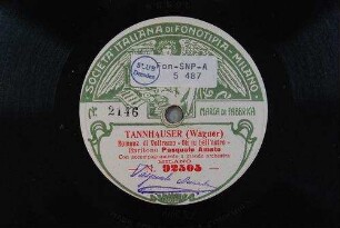 Tannhauser : romanz di Volframo "Oh tu bell'astro" / (Wagner)