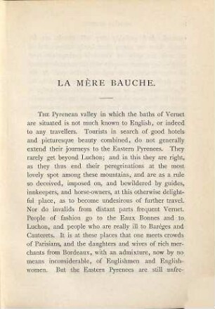La mère Bauche and other stories