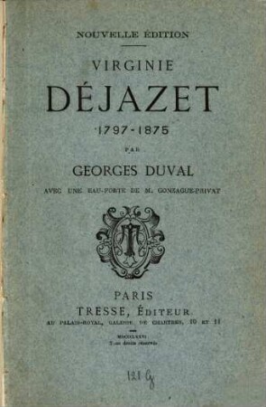 Virginie Déjazet, 1797 - 1875