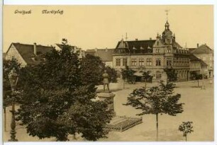 Groitzsch. Marktplatz