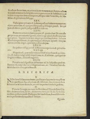 Rhetoricae.