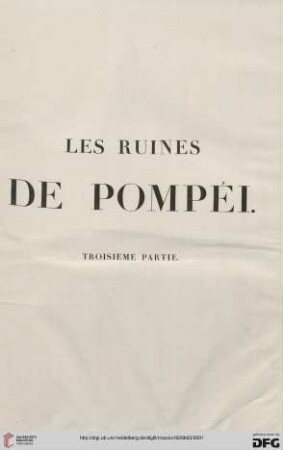 Band 3: Les ruines de Pompei