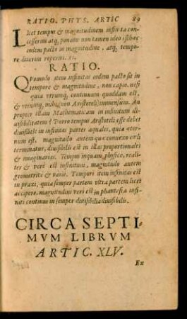 Circa Septimum Librum.