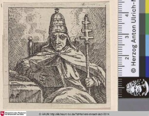 [Lesender Papst; Reading Pope]