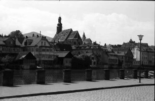 Gernsbach: Partie an der Murg mit Blick auf den Ort