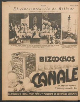 El cincuentenario de Bolívar