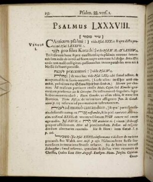Psalmus LXXXVIII.