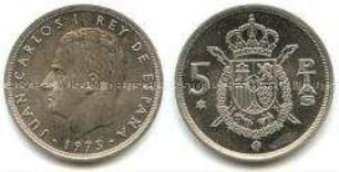 Spanien, 5 Pesetas