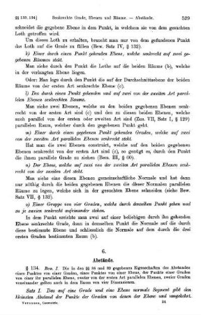 6. Abstände.