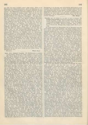 184-185 [Rezension] Thomasius, Gottfried, Die christliche Dogmengeschichte als Entwicklungsgeschichte des kirchlichen Lehrbegriffs