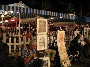 Am Place du Tertre, Montmartre