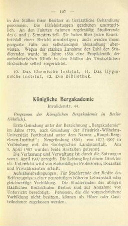Königliche Bergakademie