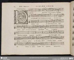 XIX. De profundis clamavi ad te Domine