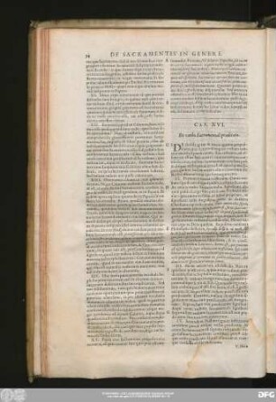 Cap. XVI. De verbo Sacramentali praedicato.