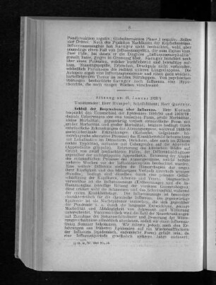 Sitzung am 21. Januar 1919.