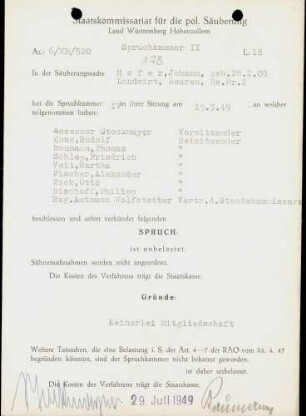 Hofer, Johann