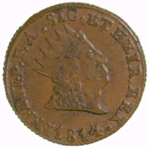 Münze, Grano, 1814