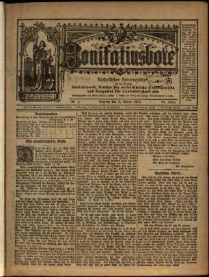 Ausgabe vom Sonntag, den 05. Januar 1919.