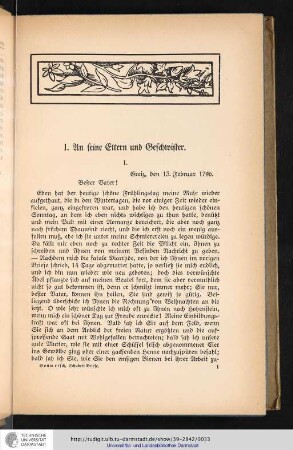 Gotthilf Heinrich Schubert in seinen Briefen