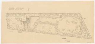 Garten Steinert, Krefeld: Bepflanzungsplan 1:200 (entspricht Inv.Nr. 25289)