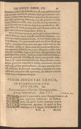 Feriis Inventae Crucis, In Evangelium ...
