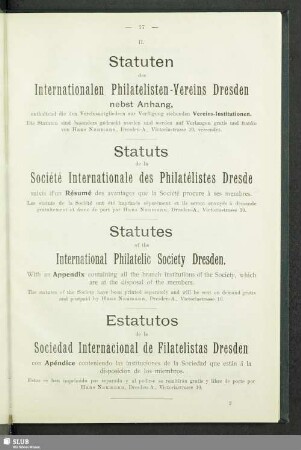 Statuts de la Société