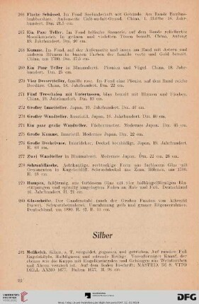 Silber (Nr. 281 - 292)