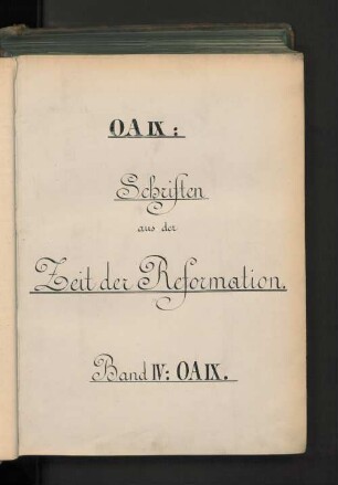 OAIX, Kirchengeschichte, Allgemeine Kirchengeschichte, Schriften aus der Zeit der Reformation IV, No. 1989-Ende: Realkatalog der Stadtbibliothek zu Hamburg