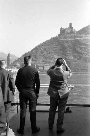 Auf M.S. Prinses Margriet, Fahrgäste auf Deck