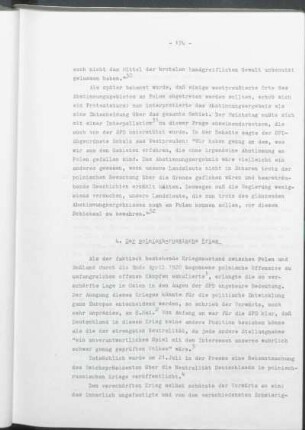 4. Der polnisch-russische Krieg