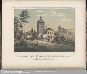 Pressspahn-, Papier- und Pappenfabrik v. Sendig & Reussmann's Nachfolger in Zwönitz. II.
