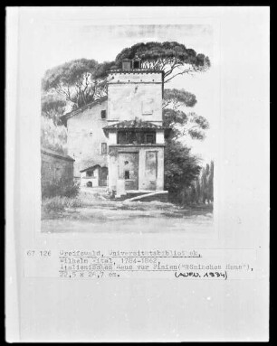Italienisches Haus vor Pinien (Römisches Haus)
