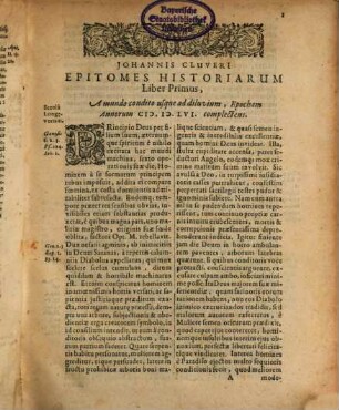 Historiarum totius mundi epitome