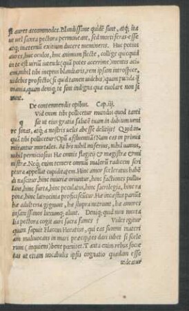 De contemnendis opibus. Cap. iii.