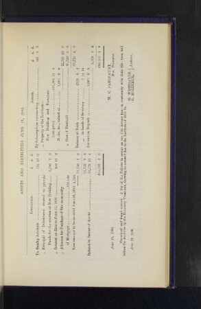 Statement of Assets and Liabilities.