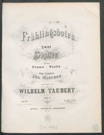 Heft 2: Frühlingsboten : zwei Idyllen für das Piano-Forte; op. 108.